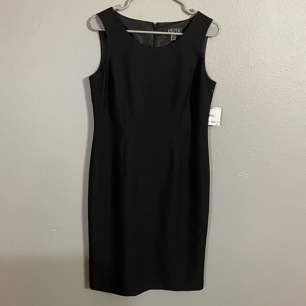 KASPER Women's Black Cocktail Sleeveless Dress New with tag Size 6